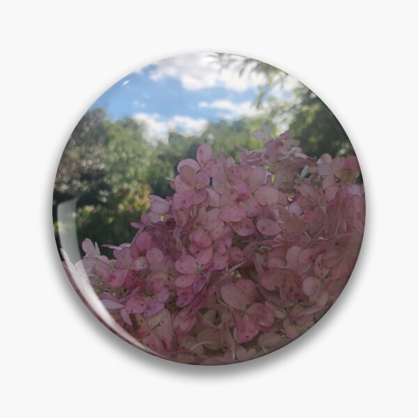 Item preview, Pink Hydrangea Shrub Nature designed and sold by Kaushal Pal.