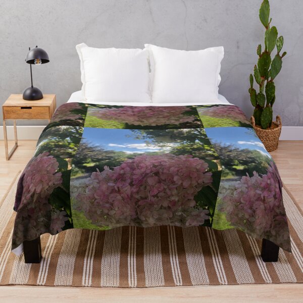 Item preview, Pink Hydrangea Shrub Nature designed and sold by Kaushal Pal.