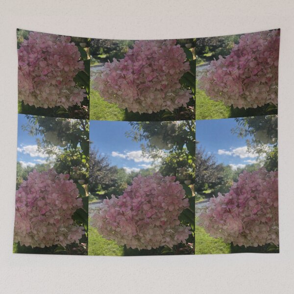 Item preview, Pink Hydrangea Shrub Nature designed and sold by Kaushal Pal.