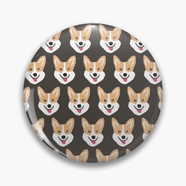 Item preview, Cute Corgi head pattern designed and sold by Darnovc.