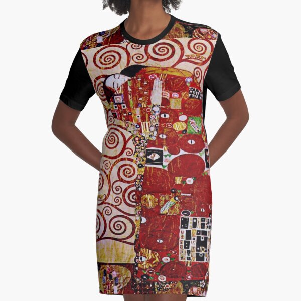 Item preview, "Fulfillment" | The Tree of Life by Gustav Klimt Detail - Red designed and sold by Gascondi.