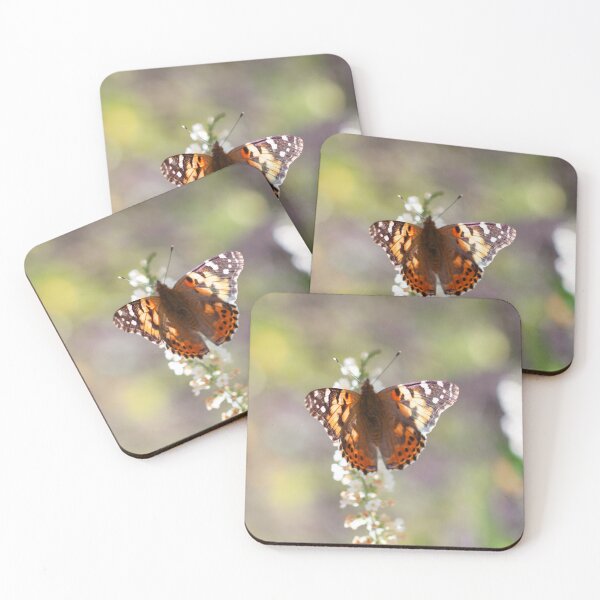 Item preview, Painted Lady Butterfly Vanessa Cardui with Open Wings designed and sold by smnessen.