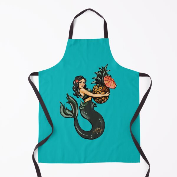 Item preview, Pineapple Mermaid Art designed and sold by The Whiskey Ginger Design Shop.