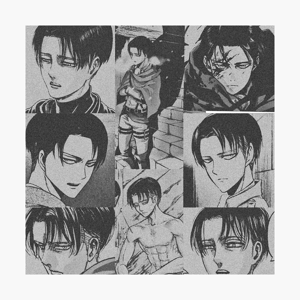 Manga Panels Levi Ackerman Metal Print For Sale By Clempb Redbubble