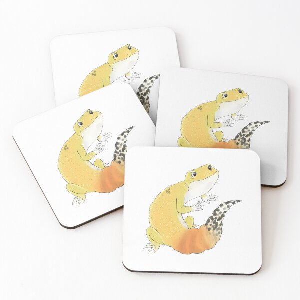 Item preview, Yellow leopard gecko designed and sold by manylildesigns.