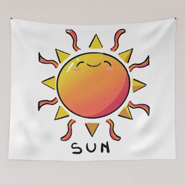 Item preview, Cartoon sun designed and sold by MirMartinez.