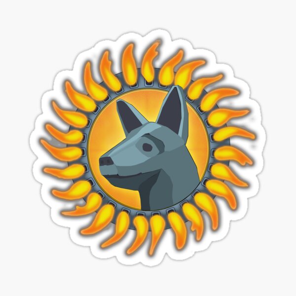 Item preview, Burning Canine Hot Dogs clear designed and sold by FossilsForever.