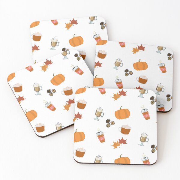 Item preview, Cozy Fall Coffee and Pumpkins design designed and sold by milkasweet.