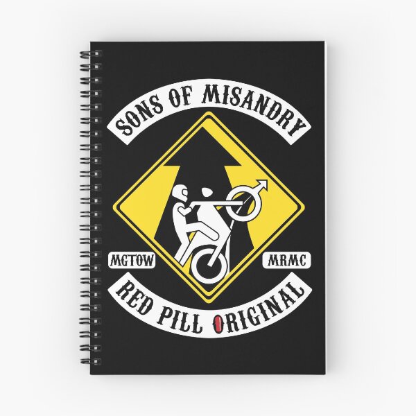 Item preview, Sons of Misandry Red Pill Original MGTOW MRMC - Kutte designed and sold by RedPillGarage.
