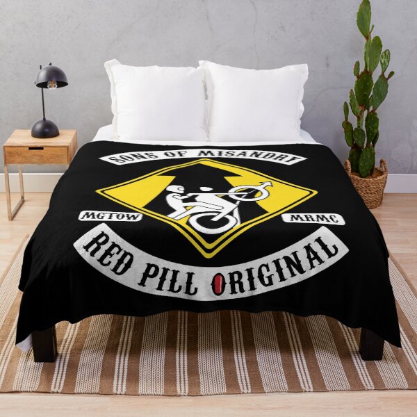 Item preview, Sons of Misandry Red Pill Original MGTOW MRMC - Kutte designed and sold by RedPillGarage.