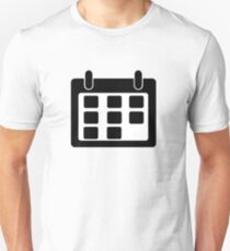 Calendar Symbol Unisex T-Shirt
