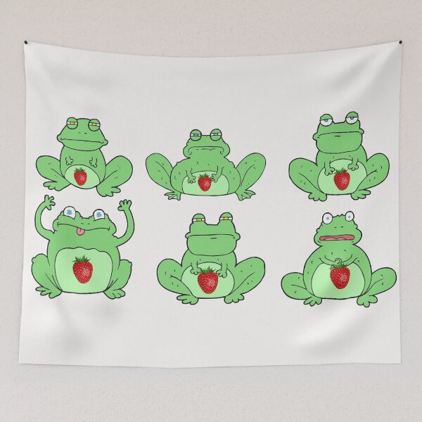 Item preview, Strawberry frog  designed and sold by OneTimeEngineer.