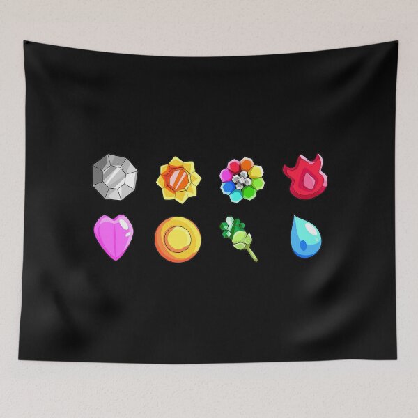 Item preview, Kanto Badges designed and sold by Artcci.