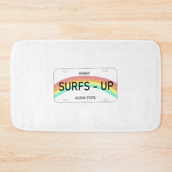 Item preview, Surfs Up Beach Licence Plate designed and sold by crazychameleon.