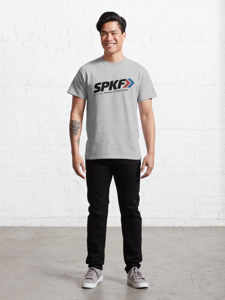 Thumbnail 3 of 7, Classic T-Shirt, Sheffield Parkour & Freerunning designed and sold by Shane Rounce.