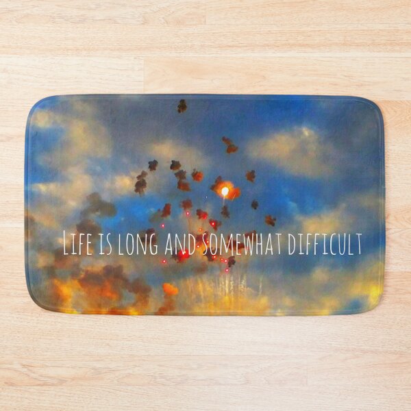 Item preview, Life is Long and Somewhat Difficult designed and sold by The Rage Garden.