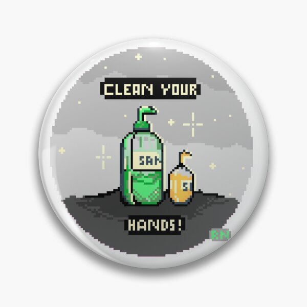 Item preview, Clean your hands(grey) designed and sold by RinNightbane.