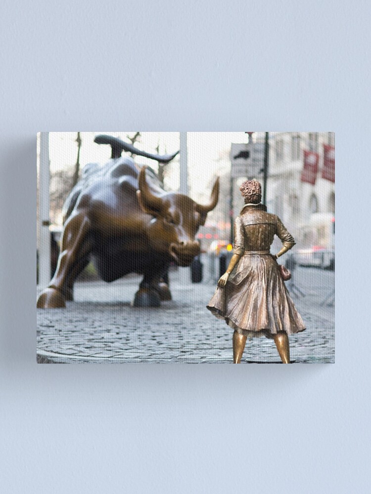 Fearless Girl Statue, Feminist outlet Wall Art