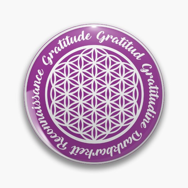 Item preview, Gratitude and Flower of Life designed and sold by marcosty.