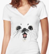 Ghus saga comic fantacy Women's Fitted V-Neck T-Shirt