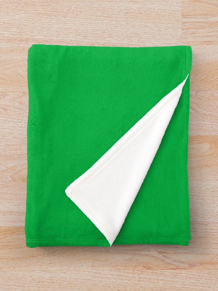 "GREEN SCREEN Green Chroma Background " Throw Blanket by covenapparel