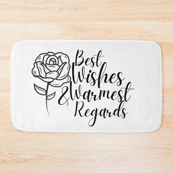 Item preview, "Best Wishes Warmest Regards" Schitts Creek Rose Print designed and sold by TopTrendNow.