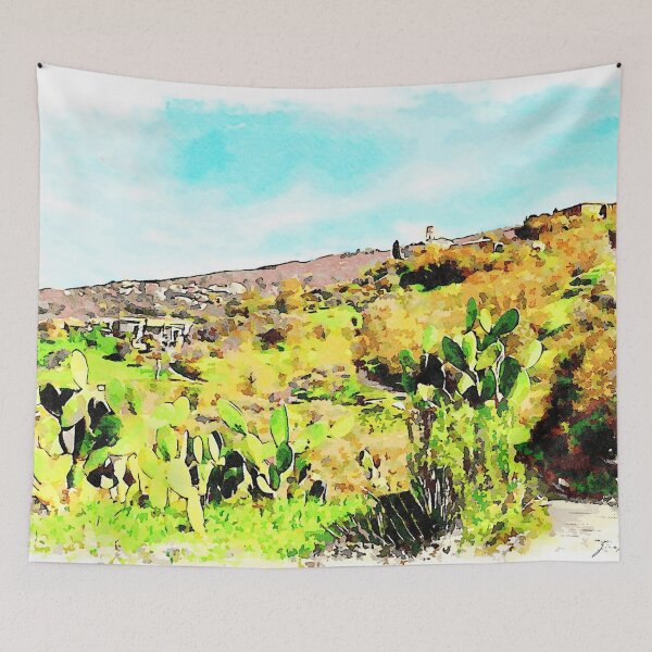 Item preview, Laureana Cilento: landscape with prickly pear designed and sold by Giuseppe Cocco.