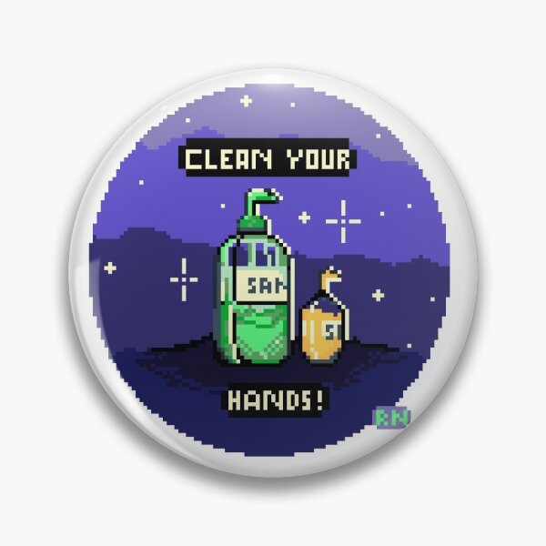 Item preview, Clean your hands(blue) designed and sold by RinNightbane.