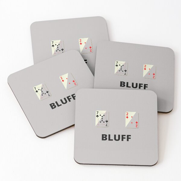 Item preview, Bluff 7 2 Off-suit designed and sold by moonshinemetees.