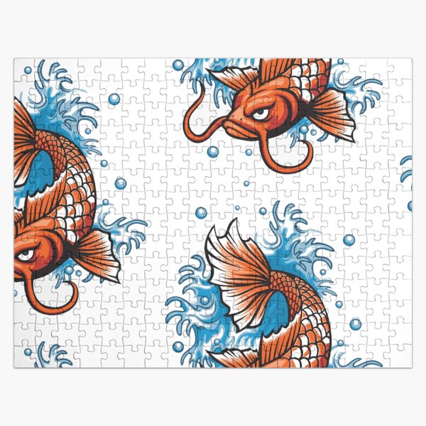 They come in a variety of colors, not just orange. Jigsaw Puzzle