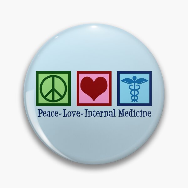 Item preview, Peace Love Internal Medicine designed and sold by Epic Love Designs.