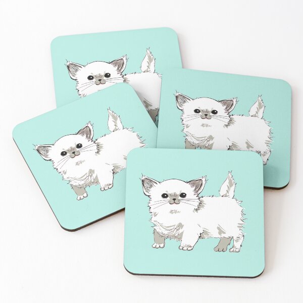 Item preview, Fluffy White Cat designed and sold by picayan.