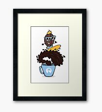 Beach Bean Framed Print