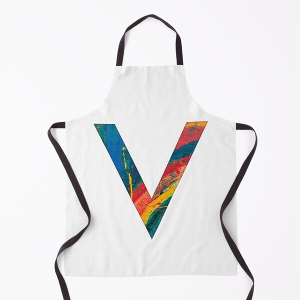 Item preview, Rainbow Paint Letter V designed and sold by Katherine Winner.