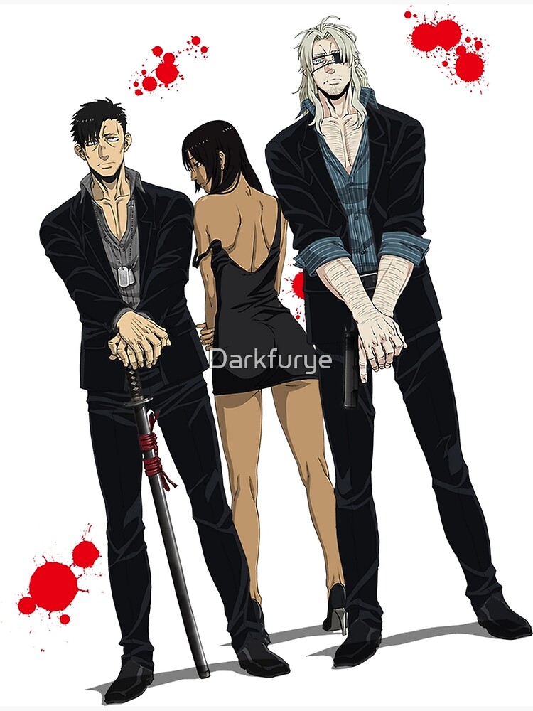 Anime Gangsta Manga Bleach, GANGSTER, poster, fictional Character, cartoon  png | Klipartz