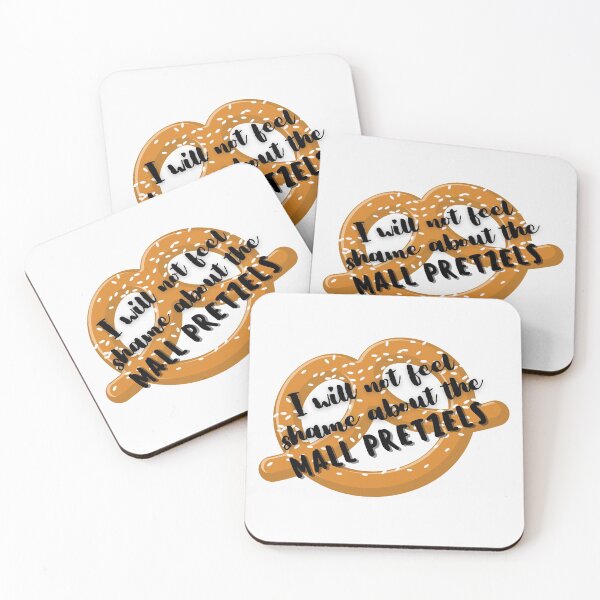 Item preview, "I Will Not Feel Shame About The Mall Pretzels" Schitts Creek Print designed and sold by TopTrendNow.