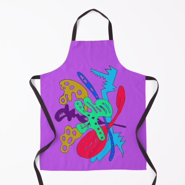 Item preview, Abstract forms on purple designed and sold by Melvyn Kahan.
