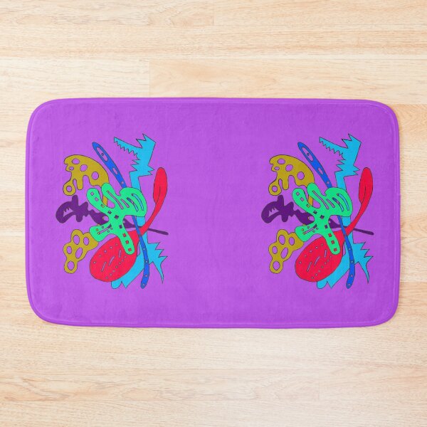 Item preview, Abstract forms on purple designed and sold by Melvyn Kahan.