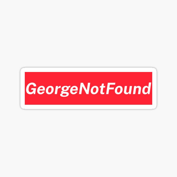 Featured image of post The Best 26 George Not Found Merch Stickers