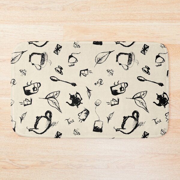 Item preview, Seamless Tea Pattern designed and sold by ALDOs-CORNER.
