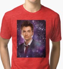 The 10th Doctor in Space Tri-blend T-Shirt
