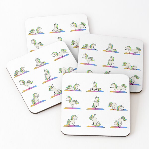 Item preview, Unicorn Yoga Class - Sticker pack designed and sold by TheBrightInk.