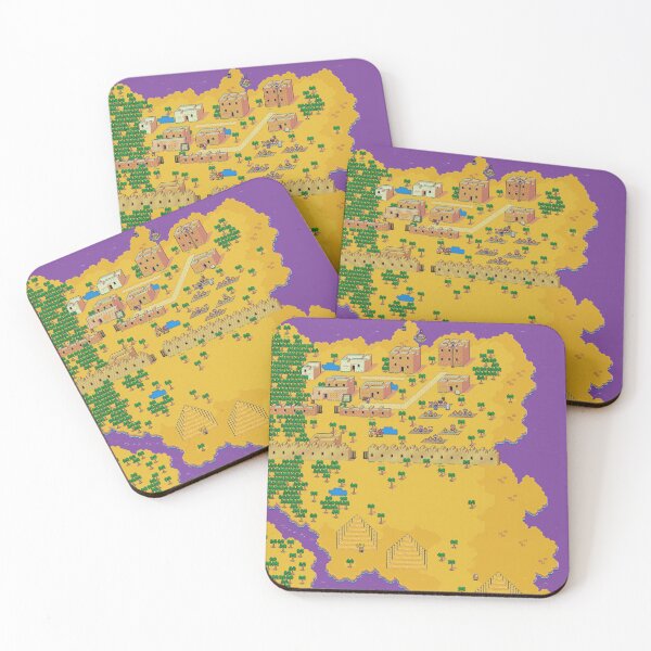 Item preview, Earthbound Scaraba Map designed and sold by Gin  Neko.