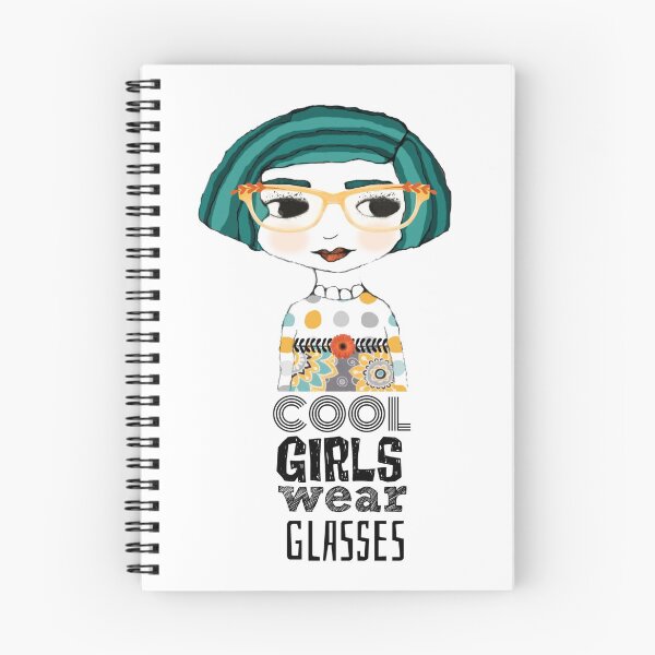 Item preview, Cool Girls Wear Glasses--eloise designed and sold by ruby + acorn.