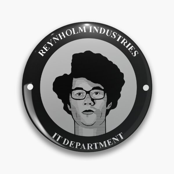 Item preview, Moss Crosshatch Logo IT Crowd designed and sold by Ruddyposting-.