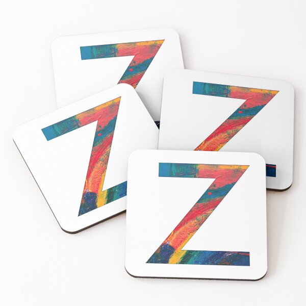 Item preview, Rainbow Paint Letter Z designed and sold by Katherine Winner.