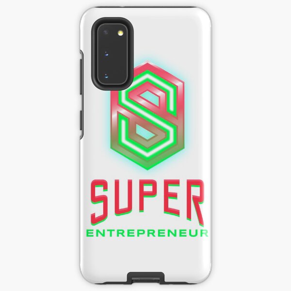 Super Entrepreneur lime green and hot pink Samsung Galaxy Tough Case