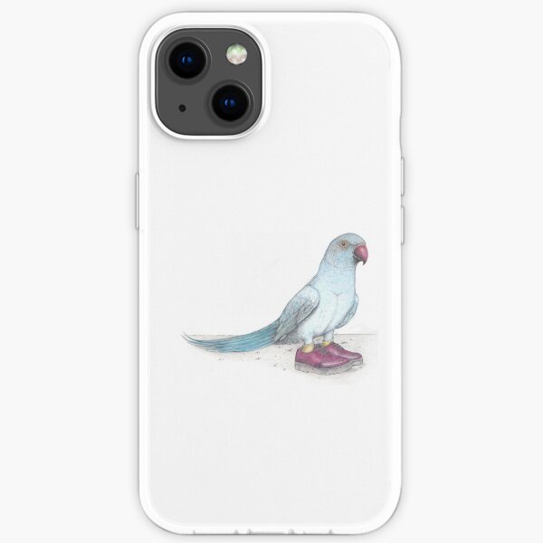 Indian Ringneck Parrot in Derby Shoes iPhone Soft Case