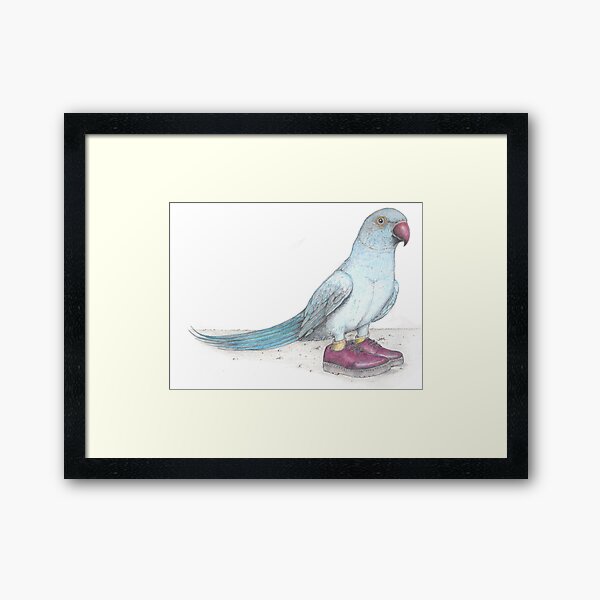 Item preview, Indian Ringneck Parrot in Derby Shoes designed and sold by JimsBirds.