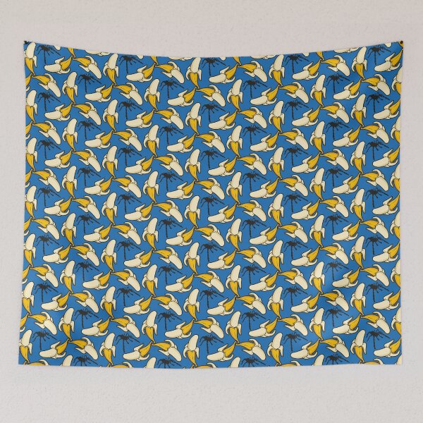 Item preview, Bananas And Tarantulas - Blue designed and sold by DaveSavageArt.